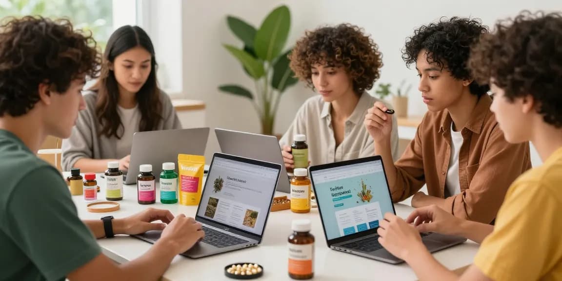 Shop now for premium kratom capsules while enjoying a lively group discussion about wellness.