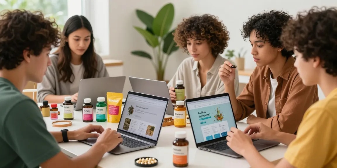 Shop now for premium kratom capsules while enjoying a lively group discussion about wellness.