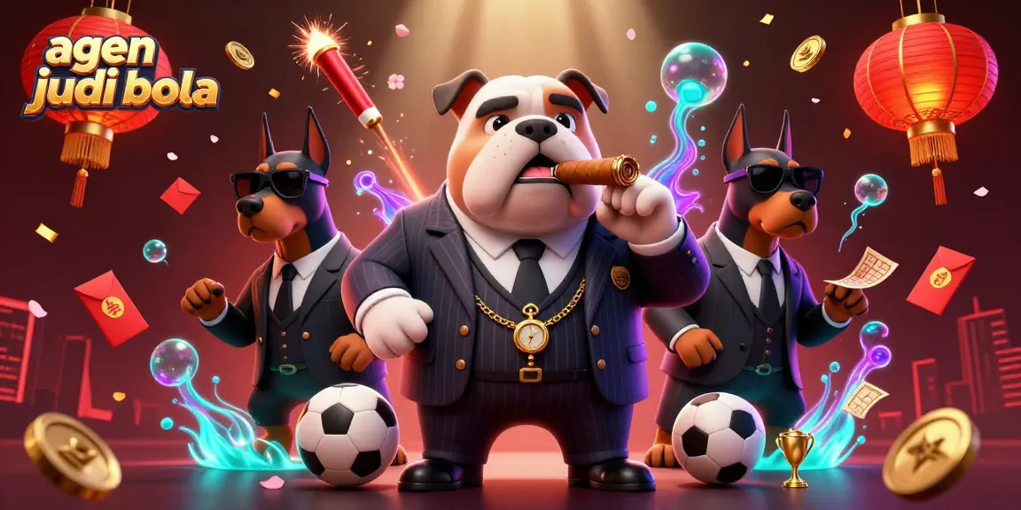 Experience thrilling sports betting action with agen judi bola in this dynamic 3D illustration.